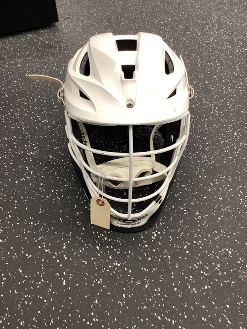 Vist Large View of Product Image Which is Used Cascade S Lacrosse Helmet White One Size