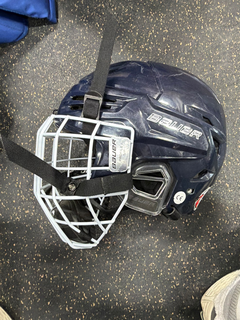 Vist Large View of Product Image Which is Used Bauer Helmet Cage Combo Black One Size