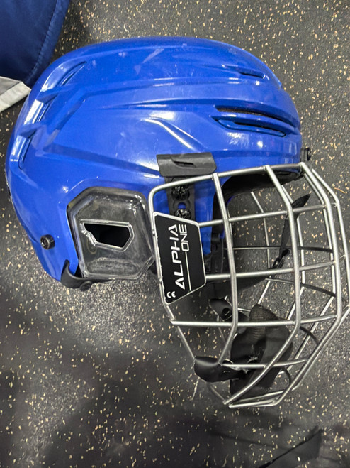 Vist Large View of Product Image Which is Used Bauer Helmet Cage Combo Black One Size