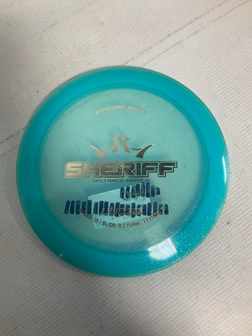 Vist Large View of Product Image Which is Used Dynamic Discs SHERIFF LUCID Disc Golf Driver Teal 173g