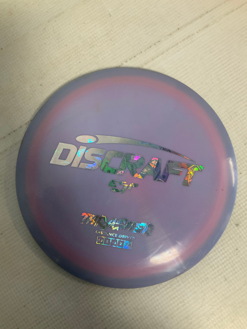 Vist Large View of Product Image Which is Used Discraft THRASHER ESP Disc Golf Driver Purple 172g