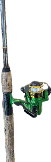 Vist Large View of Product Image Which is Used MASTER 402TG W/PRIUS Fishing Rod and Reel Combo