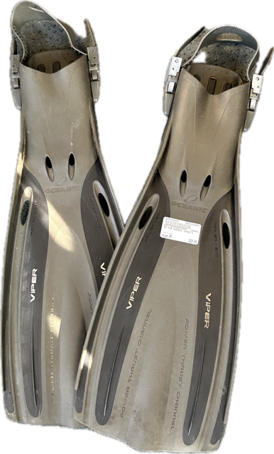 Vist Large View of Product Image Which is Used Underwater Fins Grey SM