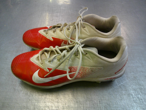 Vist Large View of Product Image Which is Used Nike LUNARLON BB/SB Cleats Red Senior 12.5