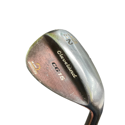 Vist Large View of Product Image Which is Used Cleveland CG15 ZIP GROOVES Golf Wedge Mens RH 52 Degree