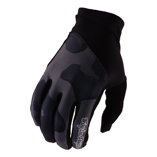 Vist Large View of Product Image Which is New Troy Lee Designs Flowline Mountain Bike Gloves Camo Carbon- LG