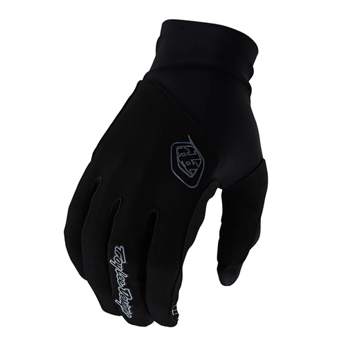 Vist Large View of Product Image Which is New Troy Lee Designs Flowline Mountain Bike Gloves Mono Black- LG