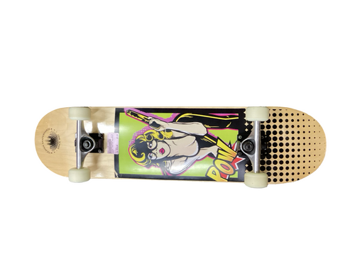 Vist Large View of Product Image Which is Used Yocaher Complete Skateboard Black Regular