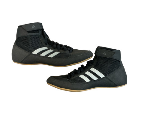 Vist Large View of Product Image Which is Used Adidas Wrestling Shoes Black Senior 6