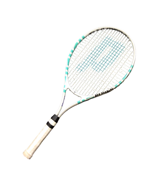 Vist Large View of Product Image Which is Used Prince THUNDER 110 Womens Tennis Racquet White 4 1/8"