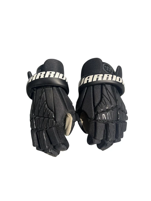 Vist Large View of Product Image Which is Used Warrior BURN Lacrosse Gloves Junior Black SM
