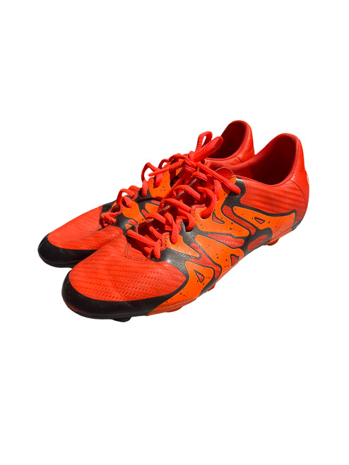 Vist Large View of Product Image Which is Used Adidas Soccer Cleats Orange Senior 6
