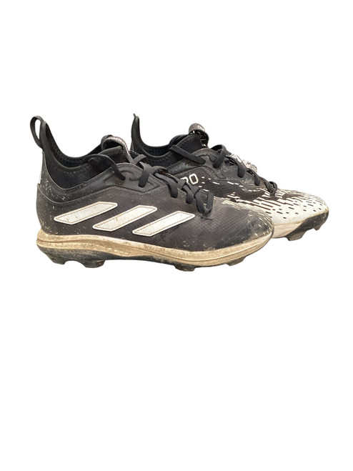Vist Large View of Product Image Which is Used Adidas ADIZERO 5 BB/SB Cleats Black Senior 5