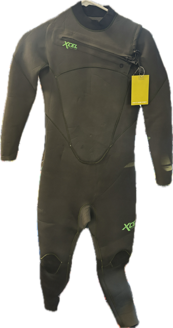 Vist Large View of Product Image Which is Used Xcel Junior Full Suit Green JR 16