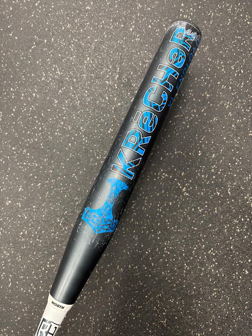 Vist Large View of Product Image Which is Used Worth KRECHER XL ENDLOAD WRH22A USA Slowpitch Bat 34/27