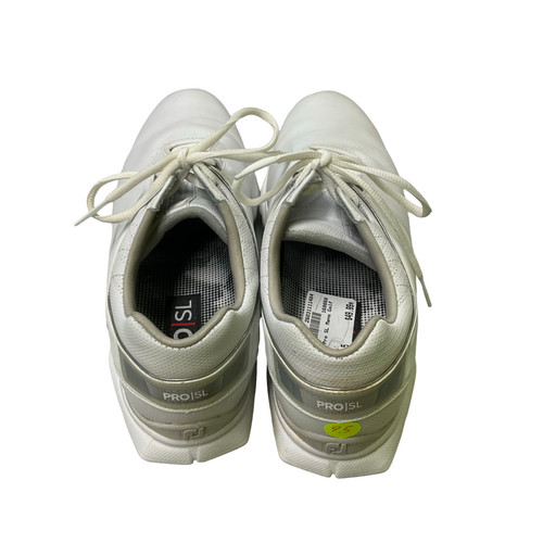 Vist Large View of Product Image Which is Used Foot Joy Mens Golf Shoes White Senior 9.5