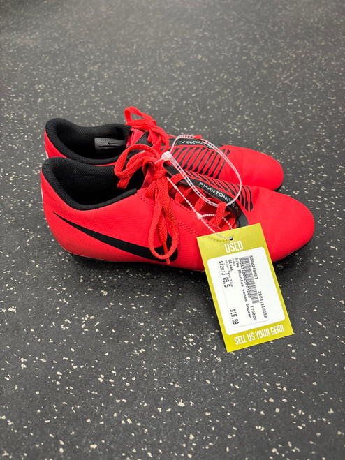 red and black nike soccer cleats