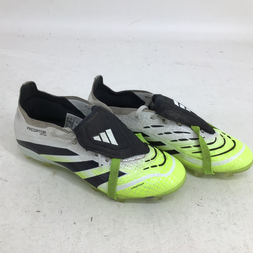 Vist Large View of Product Image Which is Used Adidas PREDATOR ELITE JR 4.5 SOCCER CLEAT Soccer Cleats Optic Yellow Junior 04.5