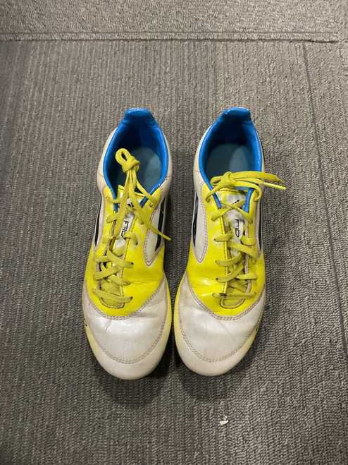 Vist Large View of Product Image Which is Used Adidas Soccer Cleats White Senior 5