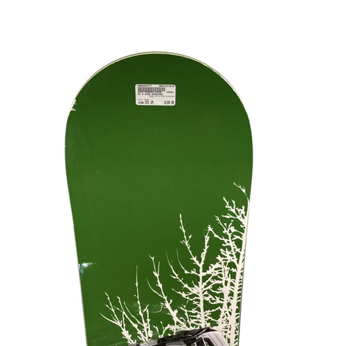 Vist Large View of Product Image Which is Used M4 W RIDE BINDINGS Mens Board/Bindings Green 151 cm