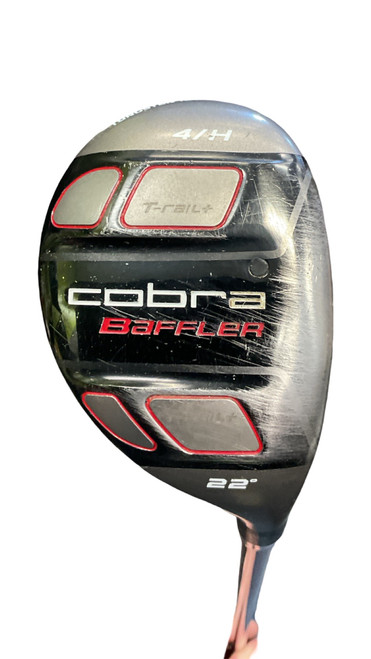 Vist Large View of Product Image Which is Used, Cobra, BAFFLER, T-RAIL+, Men’s, Hybrid, Club, Right-Handed, 4 Hybrid, Regular Flex Graphite