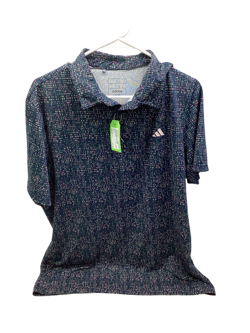 Vist Large View of Product Image Which is Used Adidas S.S. Golf Shirt M Navy Blue LG