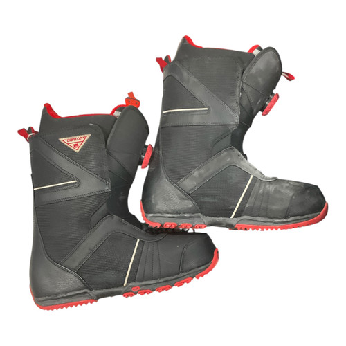 Vist Large View of Product Image Which is Used Burton TYRO Mens Snowboard Boots Black Senior 12