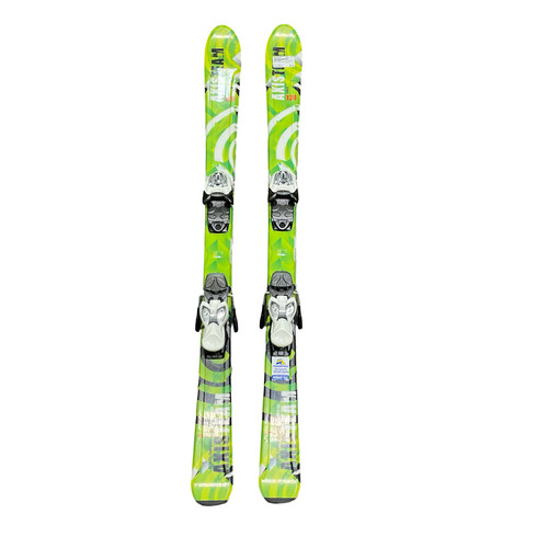 Vist Large View of Product Image Which is Used AXIS TEAM Boys DH Ski/Binding Green 120 cm
