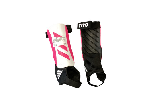 Vist Large View of Product Image Which is Used Adidas Soccer Shin Guards Junior Pink MD
