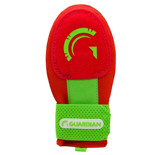Vist Large View of Product Image Which is New GUARDIAN SLIDING MITT YTH RED NEON/LIME