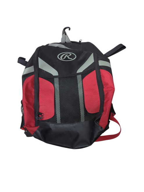 Vist Large View of Product Image Which is Used Rawlings 2 BAT BACKPACK BB/SB Player Backpack Red