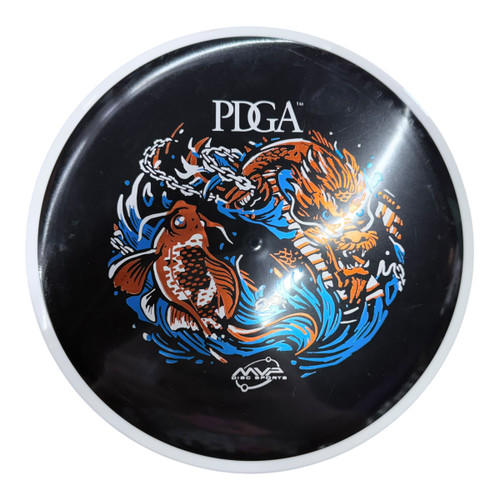 Vist Large View of Product Image Which is Used MVP PDGA CRAVE Disc Golf Driver Black 169g