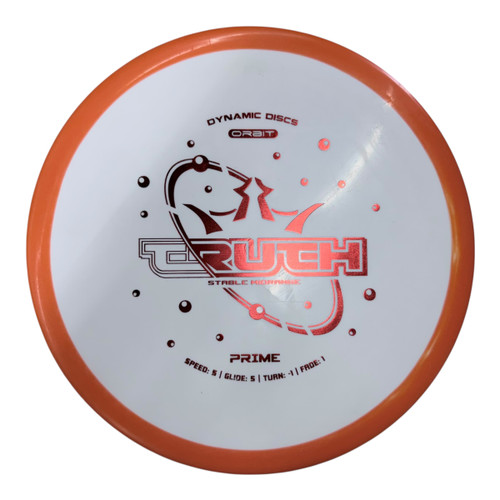 Vist Large View of Product Image Which is Used Dynamic Discs PRIME TRUTH Disc Golf Mid Range Orange 178g