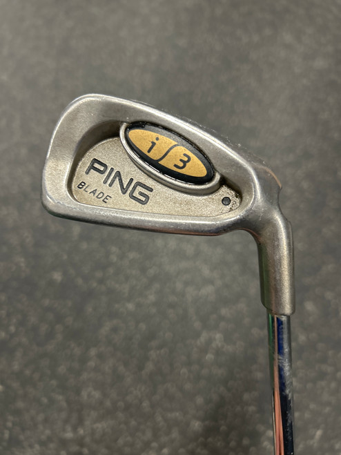 Vist Large View of Product Image Which is Used Ping I3 BLADE BLACK DOT Mens Individual Iron RH 6 Iron