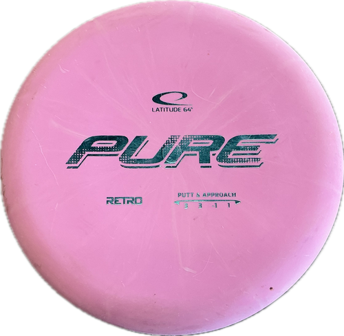 Vist Large View of Product Image Which is Used Latitude 64 PURE Disc Golf Putter Pink