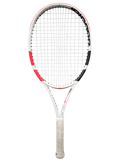Vist Large View of Product Image Which is Used Babolat Pure Strike Adult Tennis Racquet 4 3/8"