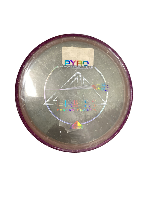 Vist Large View of Product Image Which is Used Axiom PRISM PYRO PROTON PLASCTIC Disc Golf Mid Range Purple