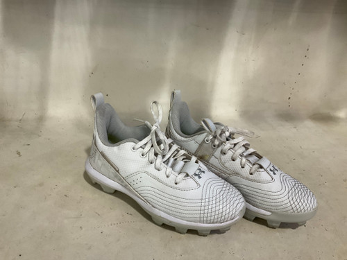 Vist Large View of Product Image Which is Used Under Armour BB CLEAT BB/SB Cleats White Junior 03