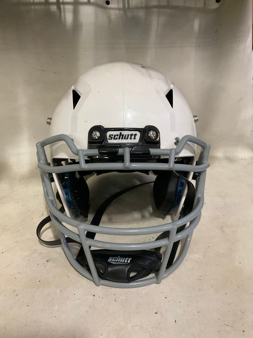 Vist Large View of Product Image Which is Used Schutt A11 YOUTH VENGEANCE FB Helmet White LG