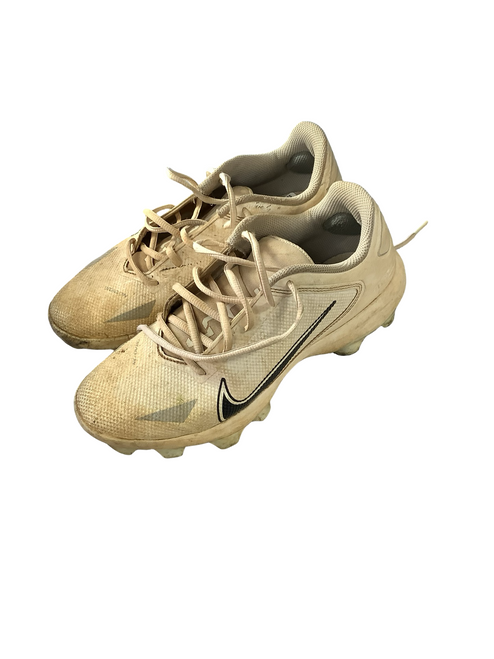Vist Large View of Product Image Which is Used Nike TROUT SZ 6.5 BB/SB Cleats White Youth 06.5