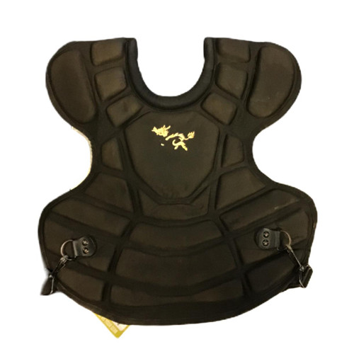 Vist Large View of Product Image Which is Used Jadekylin Catcher's Chest Protector Black Youth