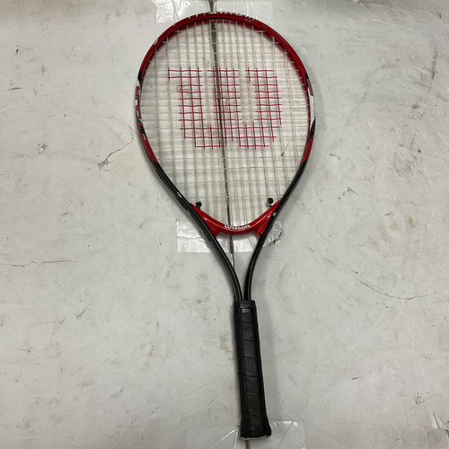 Vist Large View of Product Image Which is Used Wilson TOUR 25 Junior Tennis Racquet Red 25"