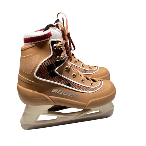 Vist Large View of Product Image Which is Used Bauer CHAMONIX Womens Softboot Skate Brown Senior 4