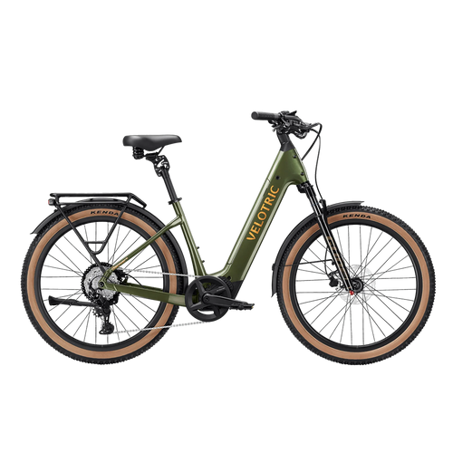 Vist Large View of Product Image Which is New Velotric Discover Mid-Drive Commuter E-Bike- Olivine Green