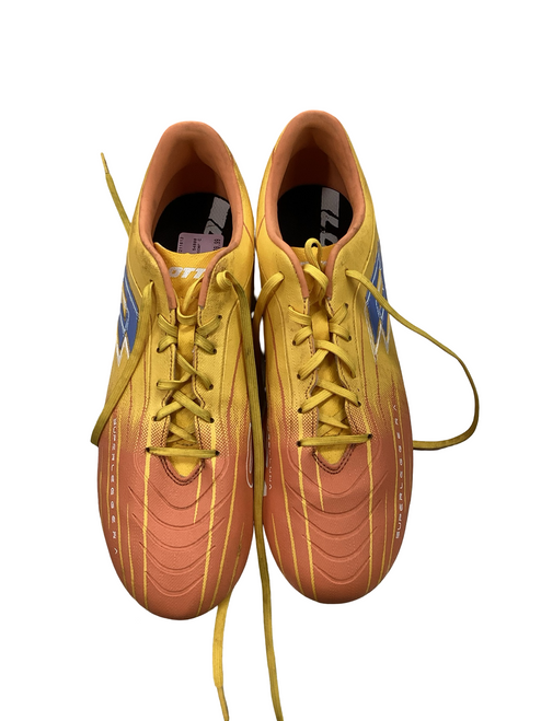 Vist Large View of Product Image Which is Used Lotto Soccer Cleats Yellow Senior 10.5