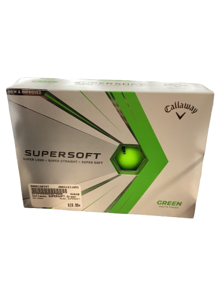 Vist Large View of Product Image Which is Used Callaway SUPERSOFT 12 Pack - Golf Balls
