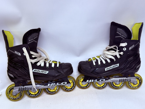 Vist Large View of Product Image Which is Used Bauer RS Senior Roller Quad Skates Black Senior 8