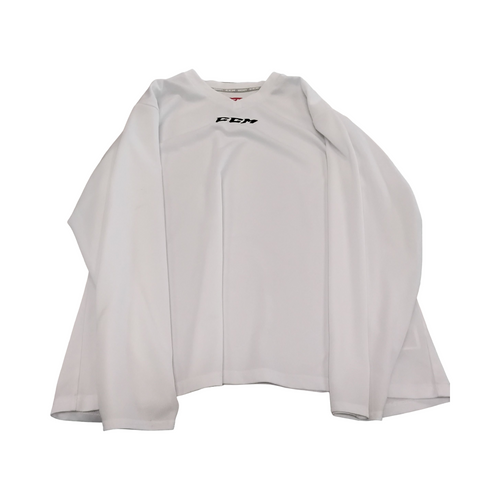 Vist Large View of Product Image Which is Used CCM Hockey Tops Senior White LG