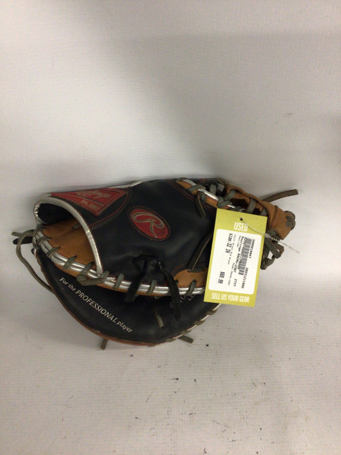 Vist Large View of Product Image Which is Used Rawlings R9CMU-23BT BB/SB Catchers RH Throw Brown And Black 32"