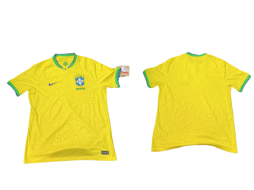 Vist Large View of Product Image Which is Brazil Home Jersey XL